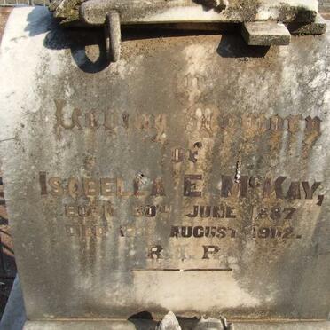 McKAY Isabella E .1887-1902 &amp; WHELAN Michael L. -1903