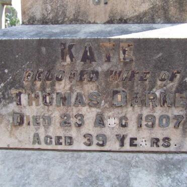 McMASTER Kate nee DARKE -1907