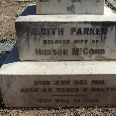 McCOMB Edith Parker -1916 