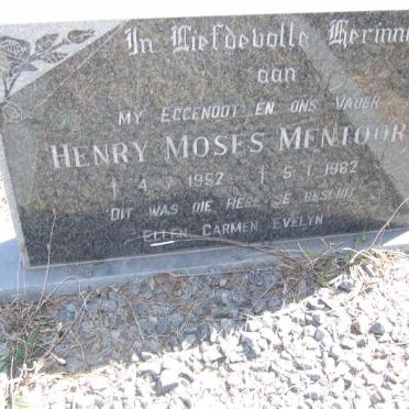 MENTOOR Henry Moses 1952-1982