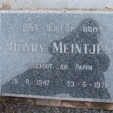 MEINTJES Henry 1942-1978