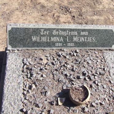 MEINTJES Wilhelmina 1891-1961