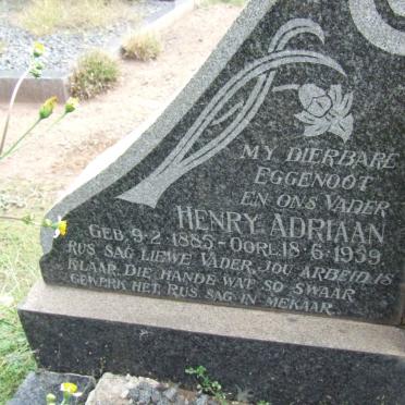 MEINTJIES Henry Adriaan 1885-1959 &amp; Phillipina Catherina REDGARD 1892-1971