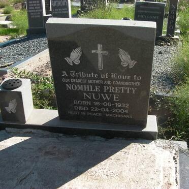 NUWE Nomhle Pretty 1932-2004