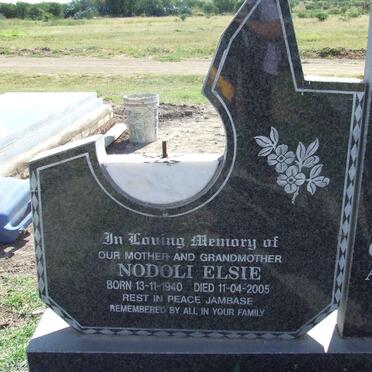 NGCWENGA Nodoli Elsie 1940-2005