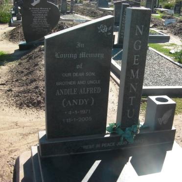 NGEMNTU Andile Alfred 1971-2005