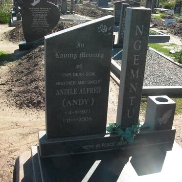 NGEMNTU Andile Alfred 1971-2005