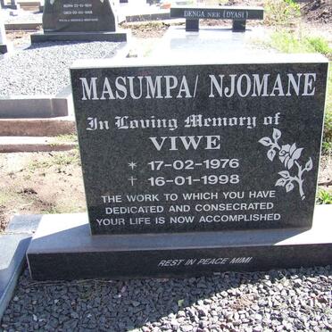 NJOMANE Viwe nee MASUMPA 1976-1998
