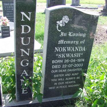 NDUNGANE Nokwanda 1974-2003