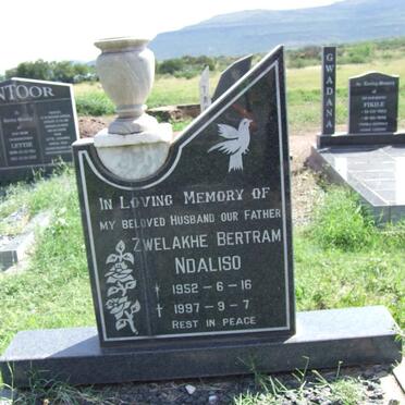 NDALISO Zwelakhe Bertram 1952-1997