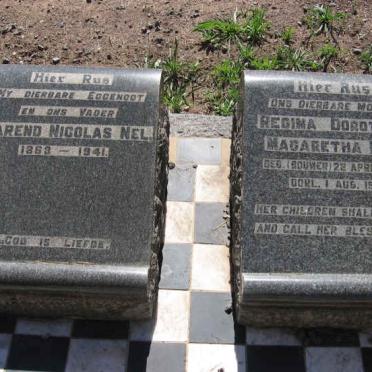 NEL Barend Nicolas 1868-1941 &amp; Regina Dorothea Magaretha BOUWER 1867-1959