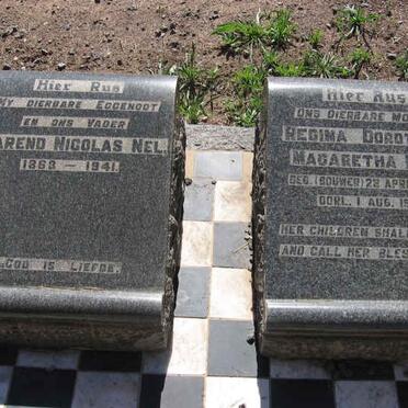 NEL Barend Nicolas 1868-1941 &amp; Regina Dorothea Magaretha BOUWER 1867-1959