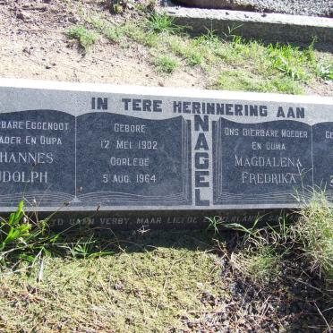 NAGEL Johannes Rudolph 1902-1964 &amp; Magdalena Fredrika MEIRING 1905-1976