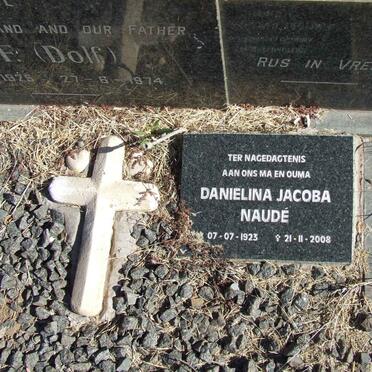 NAUDÉ Danielina Jacoba 1923-2008