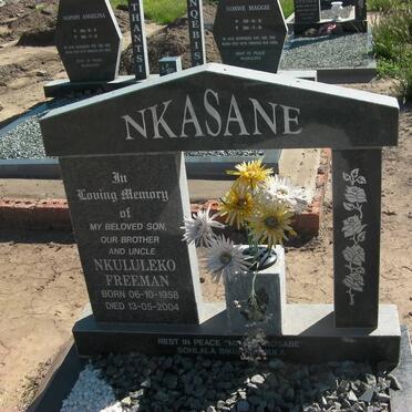 NKASANE Nkululeko Freeman 1958-2004