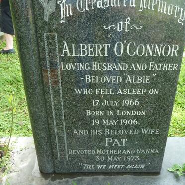 O'CONNOR Albert 1906-1966 &amp; Pat -1973