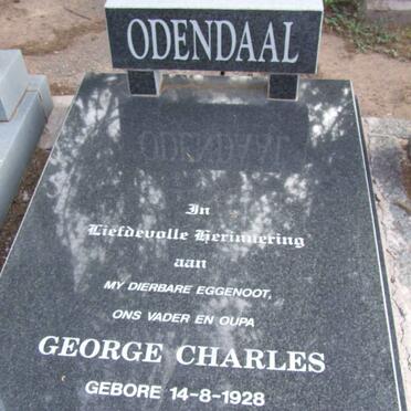 ODENDAAL George Charles 1928-2005