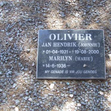 OLIVIER Jan Hendrik 1921-2000 &amp; Marilyn 1936-