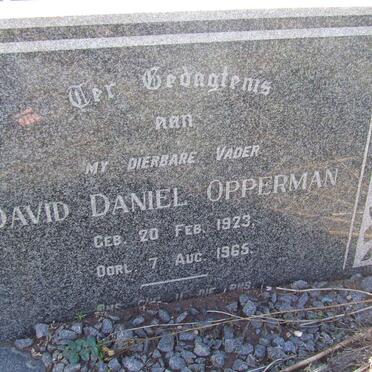 OPPERMAN David Daniel 1923-1965