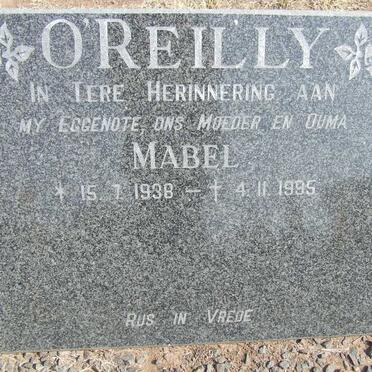 O'REILLY Mabel 1938-1995
