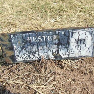 ORANJE Hester 1948-1994