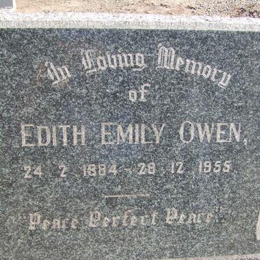 OWEN Edith Emily 1884-1955