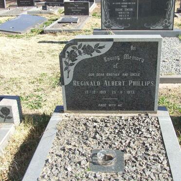 PHILLIPS Reginald Albert 1913-1973