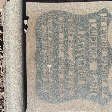 PARSONSON Laurence Bach 1875-1935