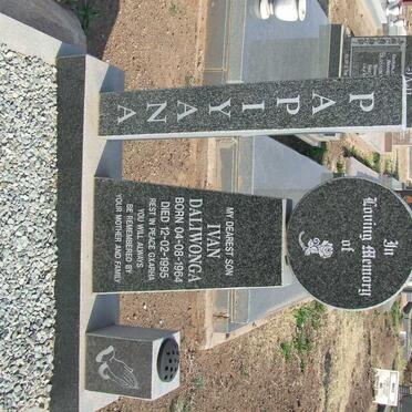 PAPIYANA Ivan Daliwonga 1964-1995