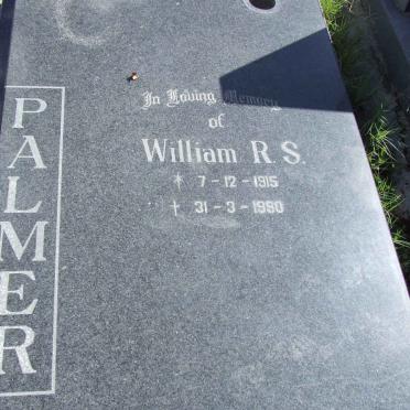 PALMER William R.S. 1915-1990
