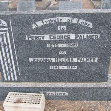 PALMER Percy George 1875-1949 &amp; Johanna Helena 1888-1964