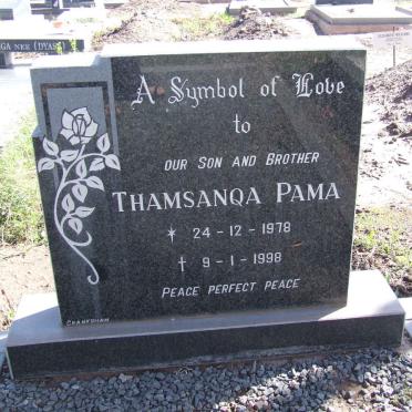 PAMA Thamsanqa 1978-1998