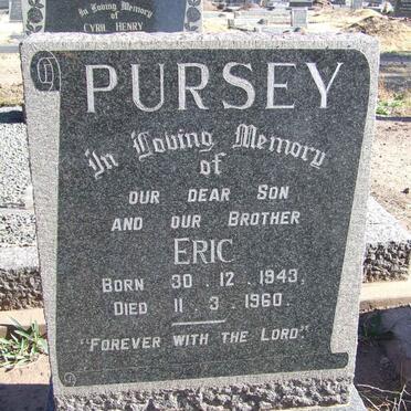 PURSEY Eric 1943-1960