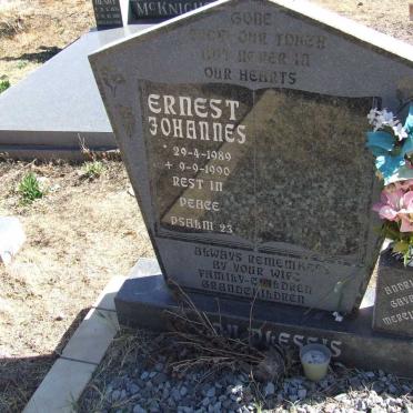 PLESSIS Ernest Johannes, du 1989-1990