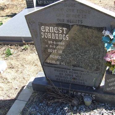PLESSIS Ernest Johannes, du 1989-1990