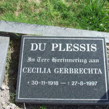 PLESSIS Cecilia Gerbrechta, du 1918-1997