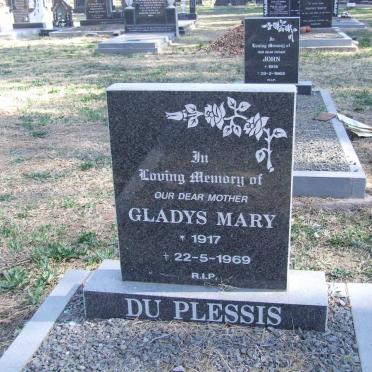 PLESSIS Gladys Mary, du 1917-1969