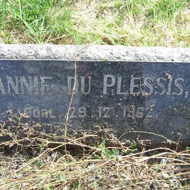PLESSIS Annie, du -1962
