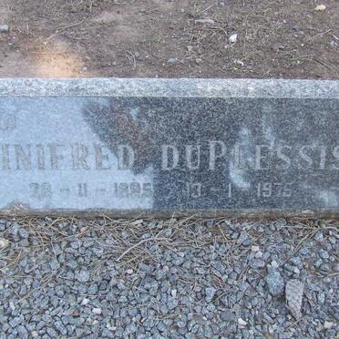 PLESSIS Winifred, du 1895-1975