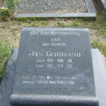 PLESSIS Jan Gerbrand, du 1901-1925