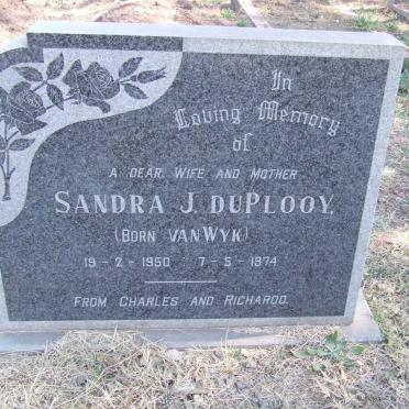 PLOOY Sandra J., du nee VAN WYK 1950-1974