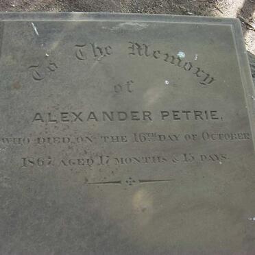 PETRIE Alexander -1867 