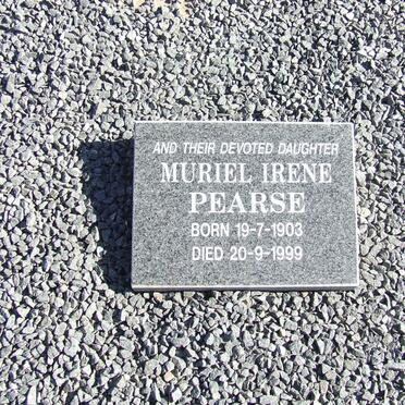 PEARSE John Thomas 1876-1967 &amp; Selina Ann 1875-1966 :: PEARSE Muriel Irene 1903-1999