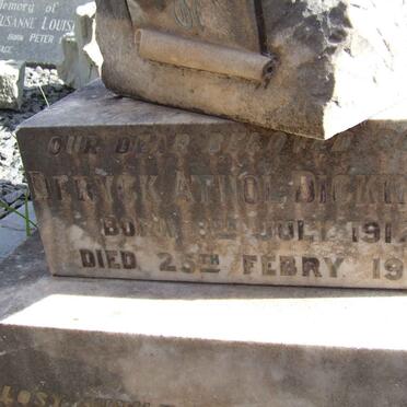 DICKINSON Deryck Athol 1912-1914