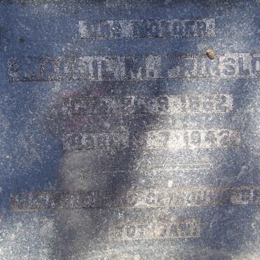 PRINSLOO Magdil M. 1862-1942