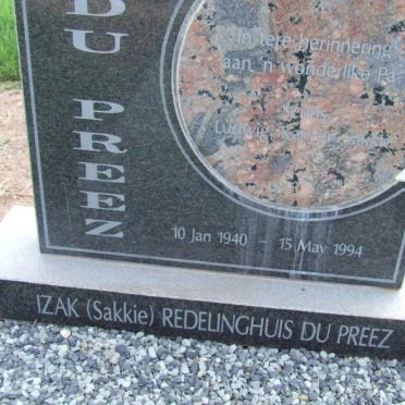 PREEZ Izak Redelinghuis, du 1940-1994