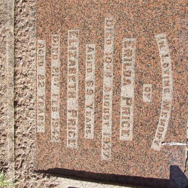 PRICE Erilda 1937 :: PRICE Elizabeth -1942