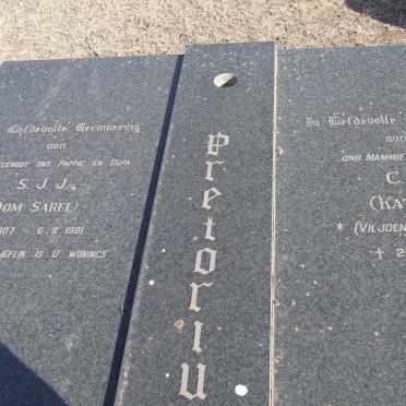 PRETORIUS S.J.J. 1907-1981 &amp; C.F. VILJOEN 1906-1995.