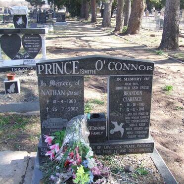 PRINCE Nathan 1963-2002 :: O'CONNER Brandon Clarence 1893-2006