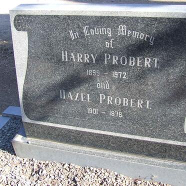 PROBERT Harry 1899-1972 &amp; Hazel 1901-1976